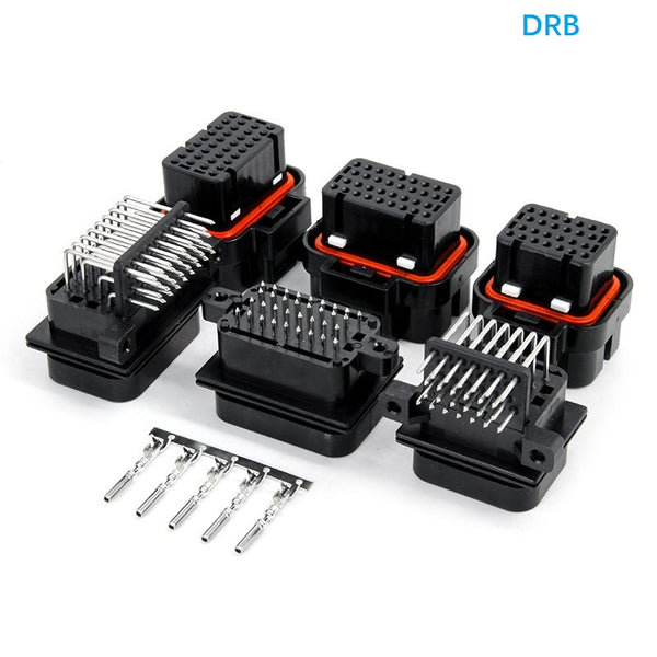 DRB connector 26/34 hole AMP connector ECU soldering plug 4-1437290-0 connector pin socket 9-6437287-8