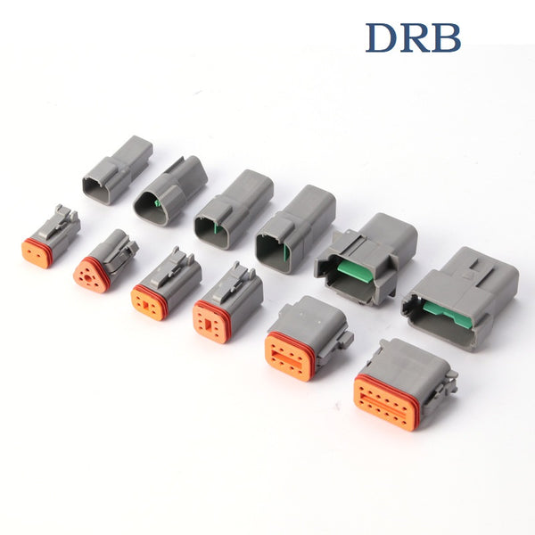 DRB connector 4-position DEUTSCH type DT04-4P wire to wire DT06-4S DT series automotive connector male and female plastic shell connector