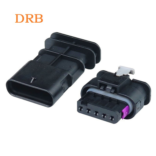 Automotive connector 5 position terminal housing 1-2141521-1/1-1718806-1 air flow meter plug DJ7052-1.2-11/21