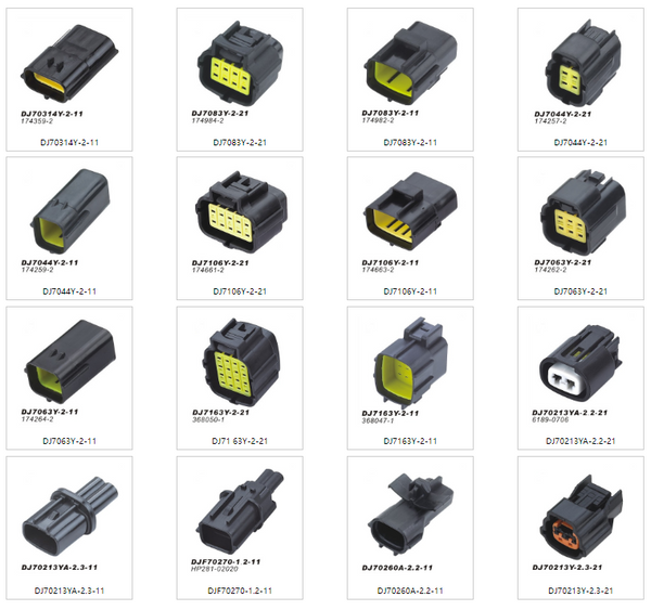 174264-2 174262-2 connector electronic accelerator pedal plug DJ70616Y-1.8-11/21