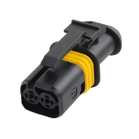 DRB connector 18286.000.002 wire to wire waterproof plug 2-hole 1.5 series plug DJ7028A-1.5-21