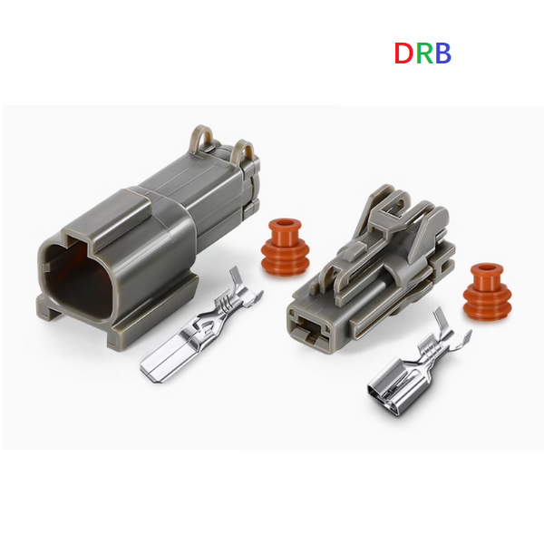 DRB connector Yazaki wire to wire waterproof 1-pole plug 6.3 series 7222-6214-40 7123-6214-40