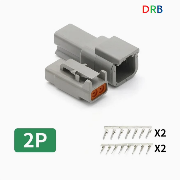 DRB male/female connector DTM04-2P/DTM06-2S DEUTSCH wire to wire 1.0 series 2-hole connector DJ70210Y-1-11 21