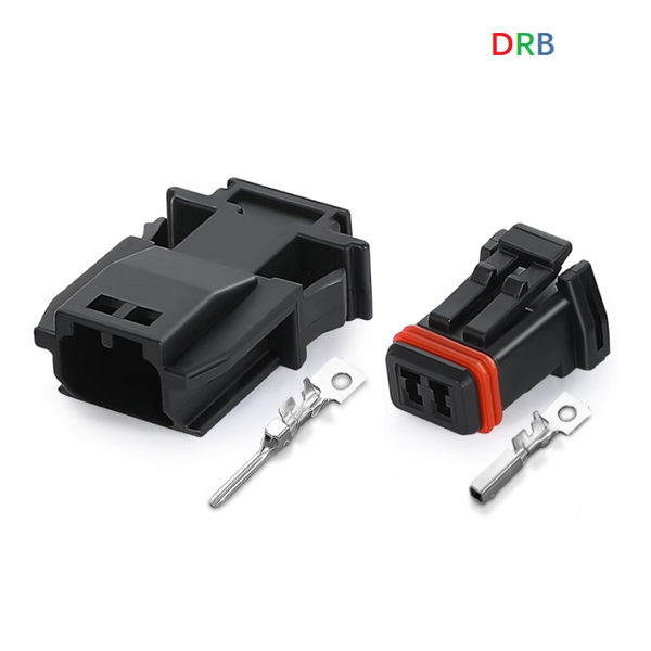 DRB connector JAE type MX19002P51 MX19002S51 automotive rearview mirror harness plug 0.4 series 2-hole connector