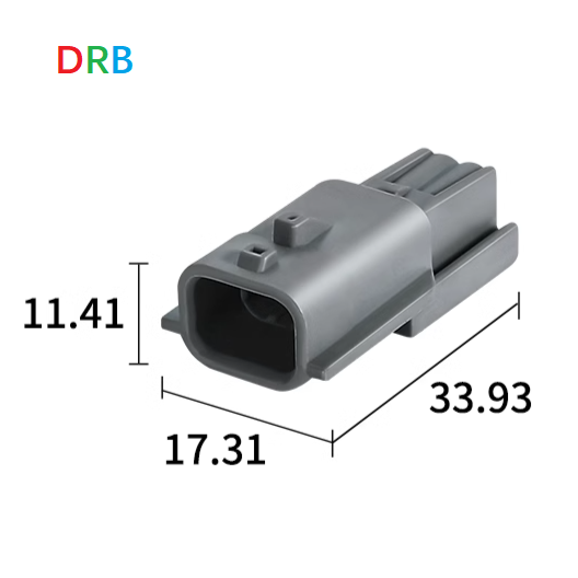 DRB replaces Yazaki connector DJ7021KC-0.6-11 21 wire to wire 2-hole waterproof plug