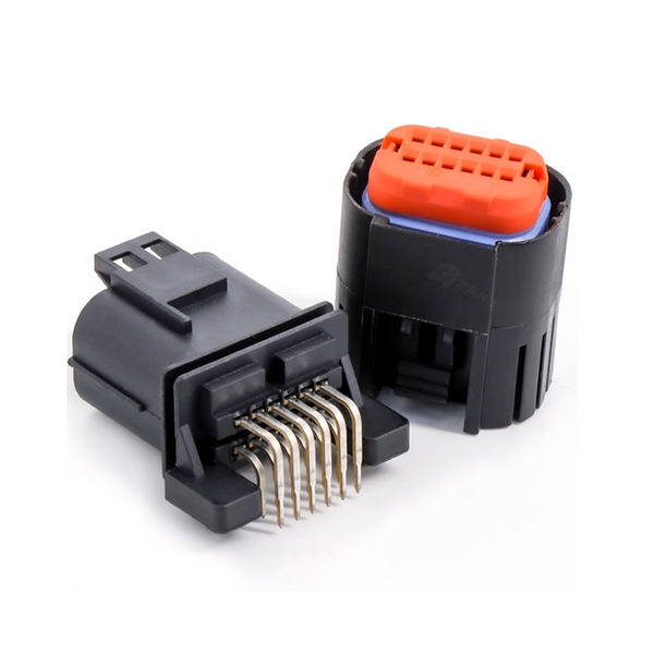 DRB Automotive Connector 12 Position JAE Series ECU Control System MX23A12SF1 Bend Pin Seat Wire to Board PCB Plug Electronic Connector MX23A12NF1