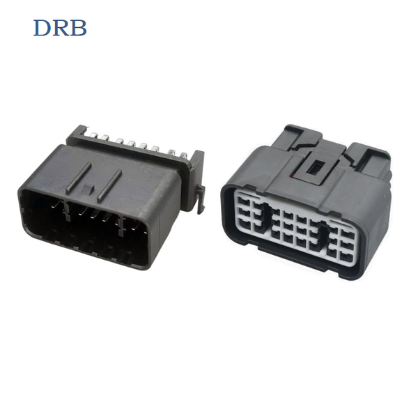 DRB connector 24 position automotive wire harness waterproof plug DJ7248Y-1.5-11 21 male/female terminal housing