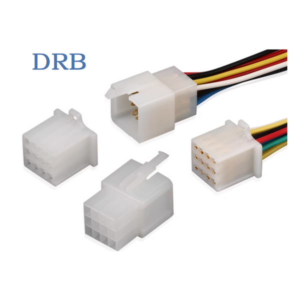 DRB connector 12 position Sumitomo MTW series DJ7121A-2.8-21 wire to wire DJ7121A-2.8-11 non waterproof 2.8mm terminal nylon shell