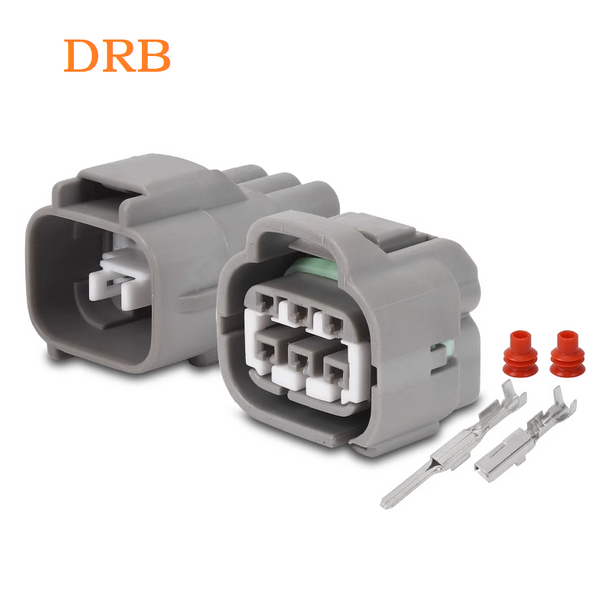 6Pin car headlight harness drb connector 7282-7064-40 male/female housing 7283-7064-40 waterproof connector plug DJ7066Y-2.2-11/21