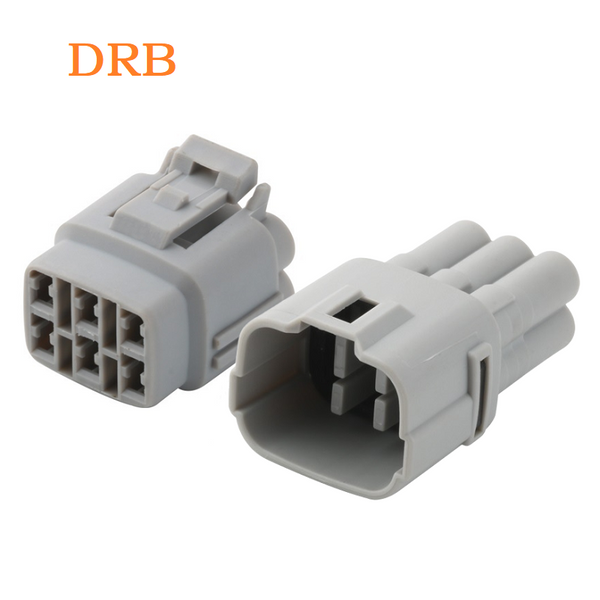 6 position drb connector 6187-6561 terminal housing 6180-6771 wire harness plug DJ7069Y-2.2-11/21