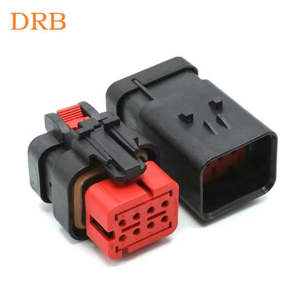 8Pin drb connector 776495-1 Car plug 776494-1/2/3/4 Suitable for excavator harness sensor plug DJ7082-1.6-11/21