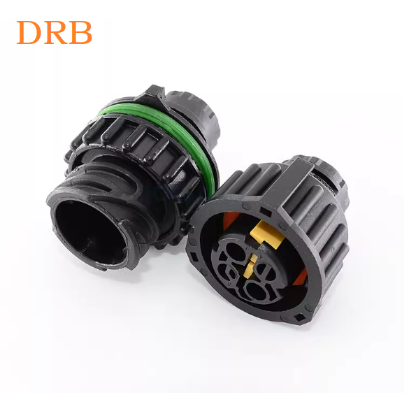 1-1813099-1TE type 4-hole waterproof connector terminal circular DIN high current plug 1-967402-1