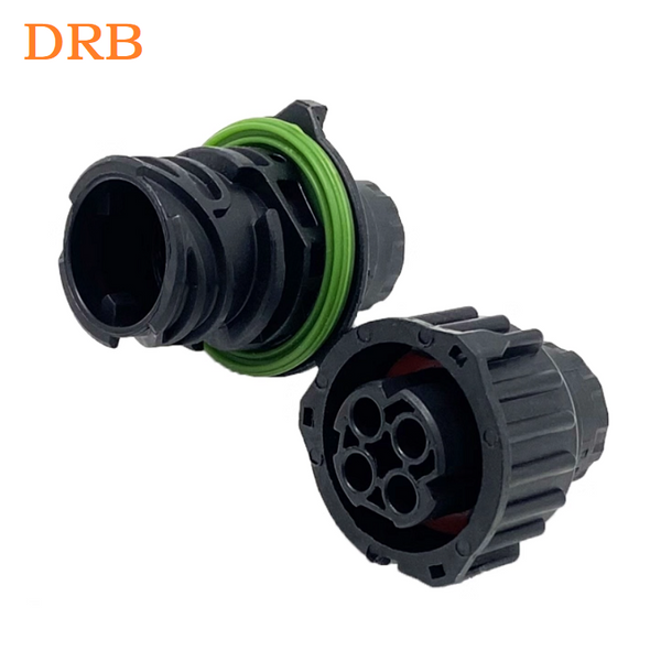 4-hole connector DJ3043Y-2.5-11/21 TE round waterproof heavy truck plug 1-967402-1 1-967325-1