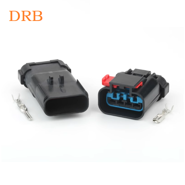 4 way FCI connector 54200413/5420409 sensor waterproof harness plug DJ7046B-2.8-11/21