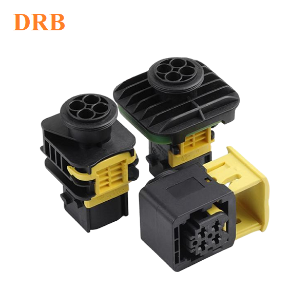 4-hole DRB connector 1-1418390-1 EBS front axle module plug 1-1703818-1/1-1703808-1