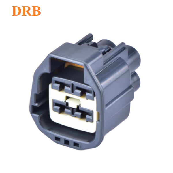 7283-5595-10 connector terminal box 4-hole 6.3mm series automotive wire harness plug DJ7042Y-6.3-21
