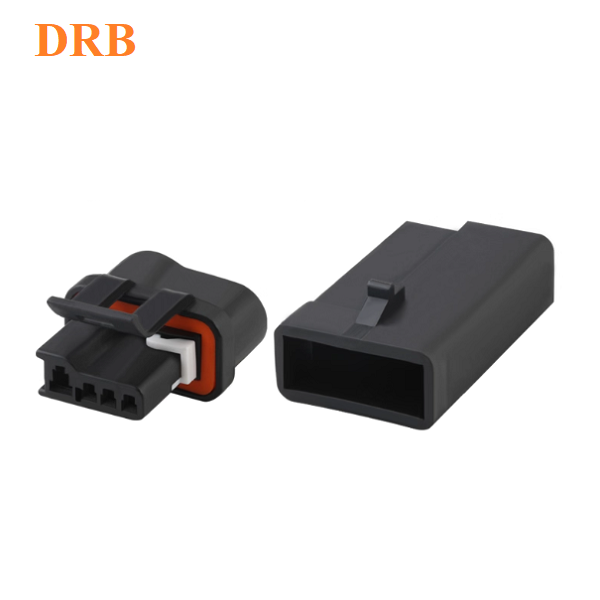 12124898 Male and Female 4P Suitable for Chevrolet Water Tank Electronic Fan Plug DJ7044Y-1.5/2.8-11/21