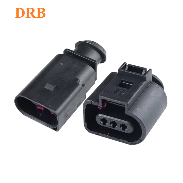 3-position 1.5mm black PBT material connector 1J0973703 1J0973803 is suitable for temperature sensor plug DJ7032A-1.5-11/21