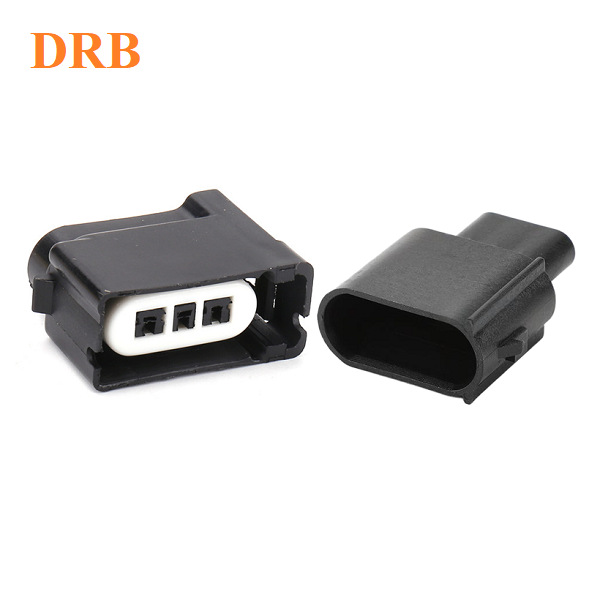 3-hole connector 1.5mm series black housing PBT material 13628672 waterproof wire harness plug DJ7034Q-1.5-11/21