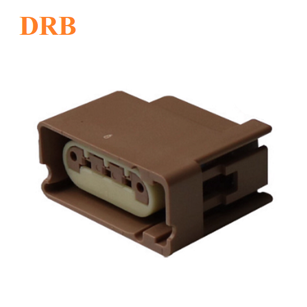 Connector 3S4T-14A464-DA 3-hole automotive wire harness waterproof plug 1.5mm series brown housing DJ70386A-1.5-21